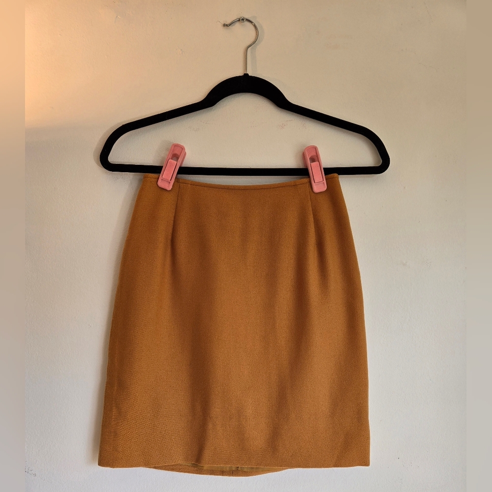 1990s Vintage KORS by Compagnia Michael Kors Virgin Wool Skirt - Made in Italy -
